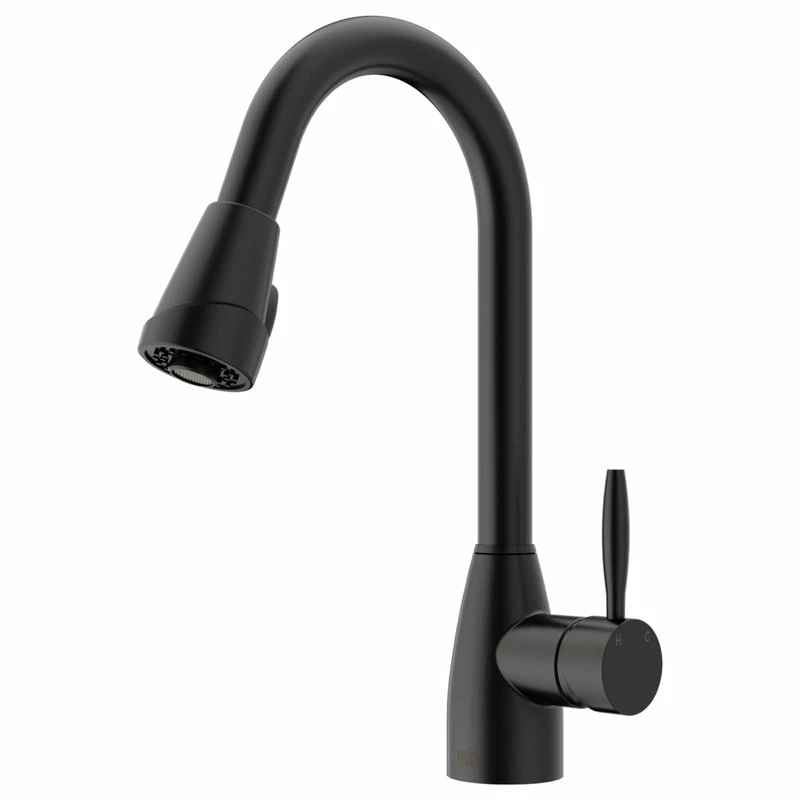 Flash Sale โ VIGO Graham Pull-Down Spray Kitchen Faucet, Matte Black โ