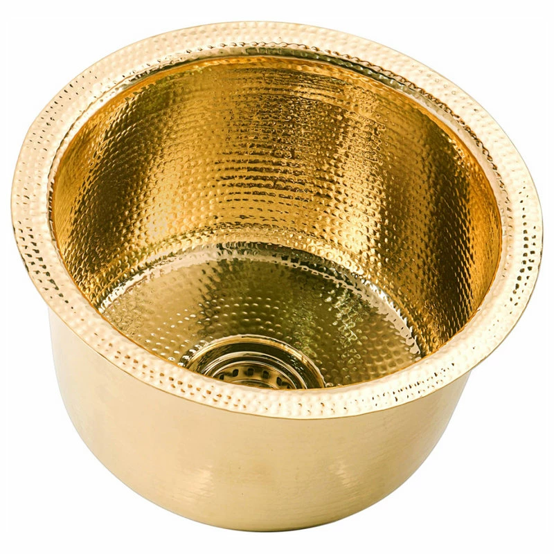 Buy 🎉 Nantucket Sinks' 15" Hand 🔨 Hammered Round Bar Sink, Rs15-Ub 👏 - Image 3