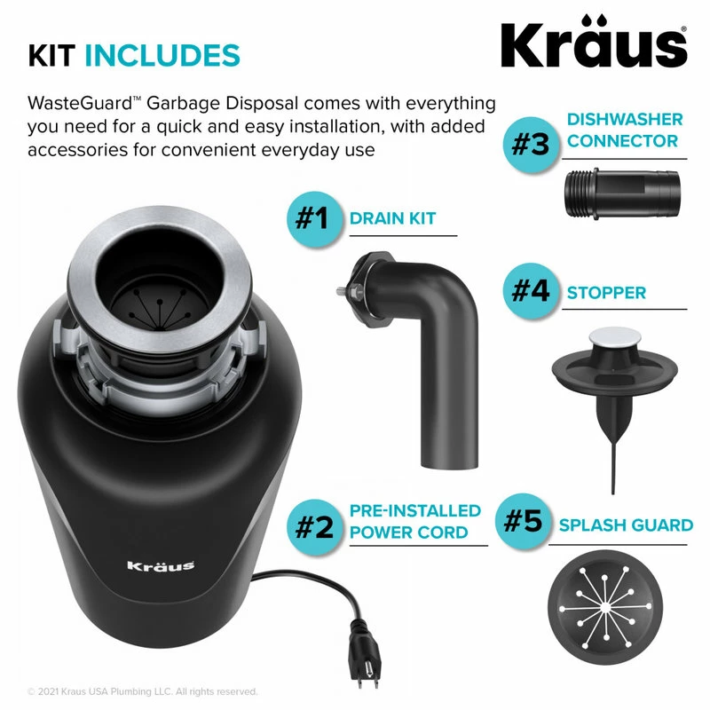 Outlet 💯 Kraus USA, Inc. Standart PRO 33" Undermount Stainless Steel Kitchen Sink, Garbage Disposal 🔥 - Image 8