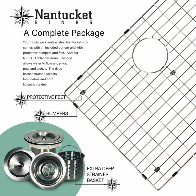 Cheap 🥰 Nantucket Sinks Nantucket 15" Pro Series Rectangle Undermount Stainless Steel Bar/Prep Sink 🎁 - Image 9