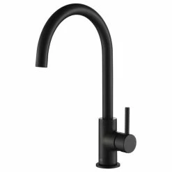 Outlet 😀 Kibi USA Lowa Single Handle Kitchen Bar Faucet, Matte Black, W/O Soap Dispenser 🔔