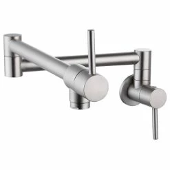 Deals โ๏ธ STYLISH Stainless Steel Wall Mount Pot Filler Folding Stretchable โญ