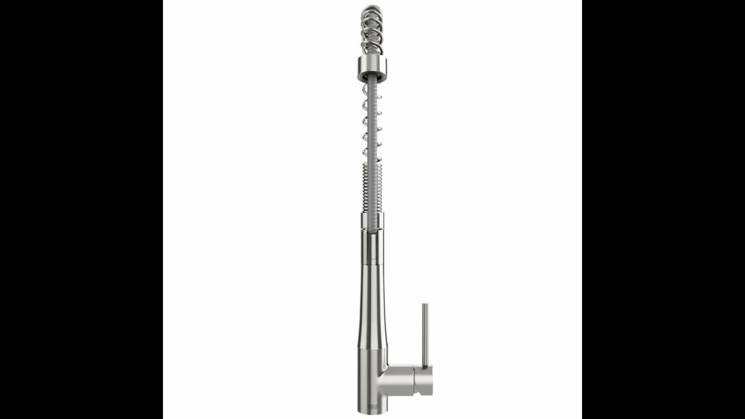 Best Sale 🎉 VIGO Laurelton Pull-Down Kitchen Faucet With Deck Plate, Stainless Steel 🌟 - Image 2