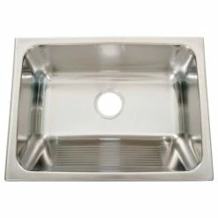 Discount 🔔 Italia Lavendaria Series 24" Dual Mount Stainless Steel Laundry Sink 🔔