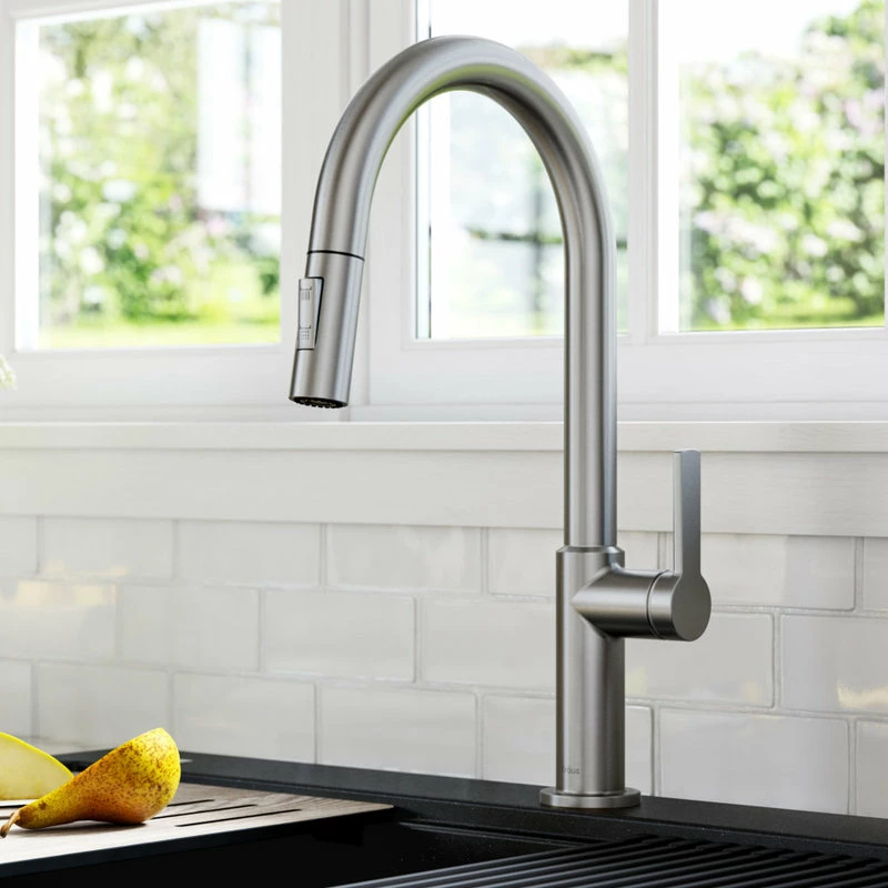 Hot Sale ❤️ Kraus USA, Inc. Oletto Pull-Down 2-Function 1-Handle Kitchen Faucet SFS (Model KPF-2820SFS) 🔔 - Image 2