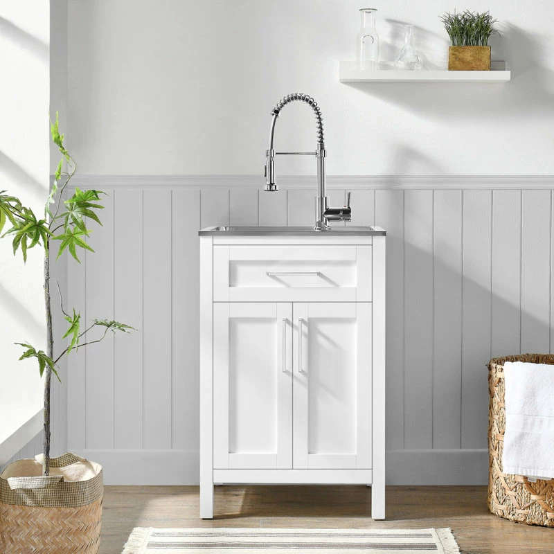 Top 10 ๐ Ove Decors Piaras 22 In. Utility Sink In White ๐งจ - Image 2