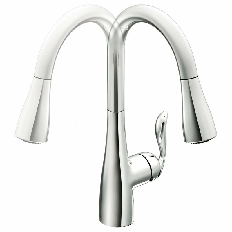Flash Sale ๐ Moen Arbor 1-Handle High Arc Pulldown Kitchen Faucet, Chrome โ - Image 7