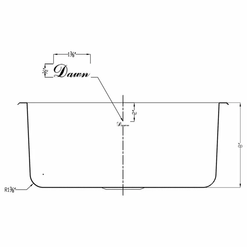 Budget ⌛ Dawn Kitchen & Bath Products, Inc Dawn Top Mount Single Bowl Bar Sink 🥰 - Image 3