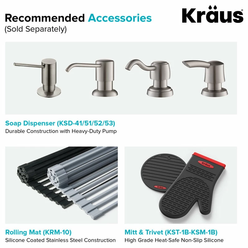 Discount 👏 Kraus USA, Inc. Kraus KHT301-18 Standart PRO 18" Drop In Single Basin Stainless - Stainless 👍 - Image 4
