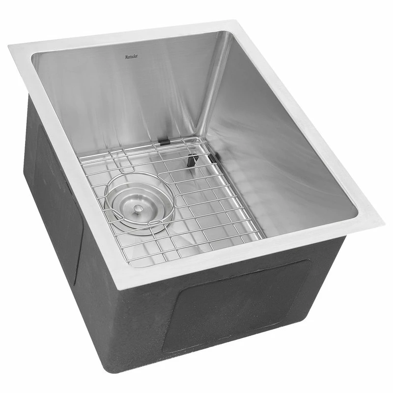 Cheap 🥰 Nantucket Sinks Nantucket 15" Pro Series Rectangle Undermount Stainless Steel Bar/Prep Sink 🎁