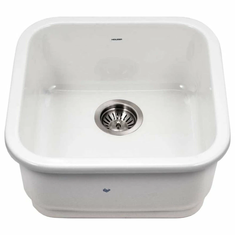 Best reviews of ⌛ Houzer Inc. Platus Fireclay Undermount 19" Square Bar Sink, White 👍