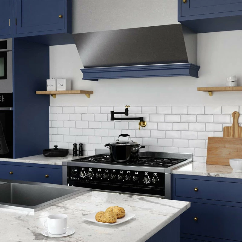 Brand new 😉 ANZZI 24" Wall Mounted Pot Filler With Dual Swivel, Matte Black And Brushed Gold 😍 - Image 4