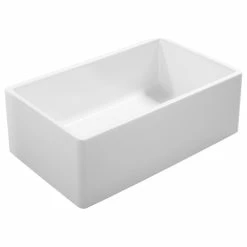 Cheap ⌛ SINKOLOGY Austen 33" Farmhouse Fireclay Single Bowl Kitchen Sink, Crisp White And Care Kit 💯