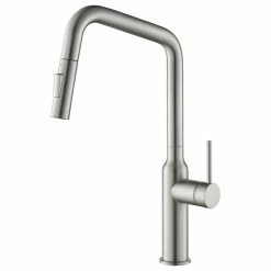 Cheapest ๐ฅ Kibi USA Macon Single Handle Pull Down Kitchen Faucet, Brushed Nickel, W/O Soap Dispenser ๐