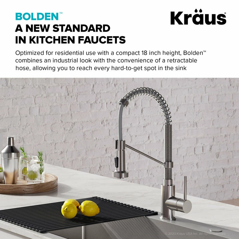 Coupon 😀 Kraus USA, Inc. Purita Water Dispenser With Bolden Pulldown Kitchen Faucet, SF Stainless Steel 🎁 - Image 8