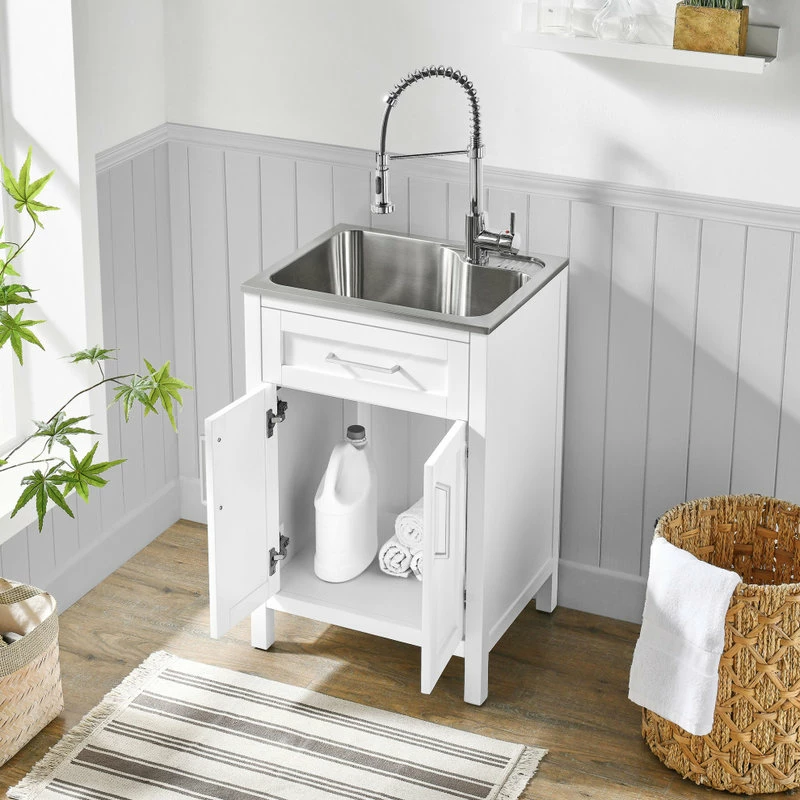Top 10 ๐ Ove Decors Piaras 22 In. Utility Sink In White ๐งจ - Image 4