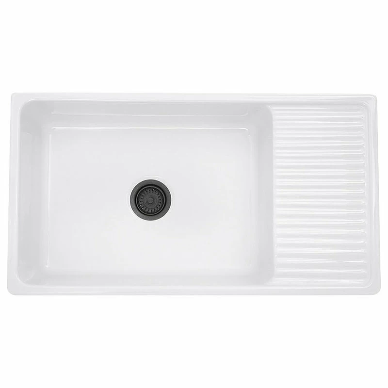 Wholesale π Nantucket Sinks FCFS36-DB Italian Farmhouse Sink With Built-In Drainboard βοΈ - Image 4