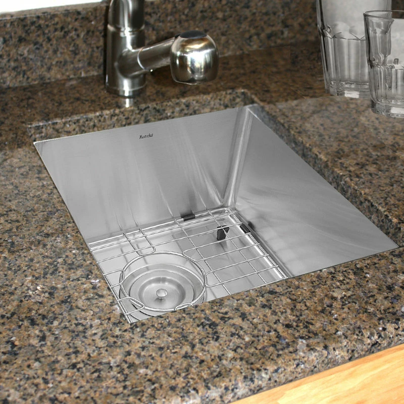 Cheap 🥰 Nantucket Sinks Nantucket 15" Pro Series Rectangle Undermount Stainless Steel Bar/Prep Sink 🎁 - Image 5