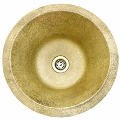 Top 10 😉 Hammermarc-CopperSinksDirect 14" 🔨 Hammered Weathered Brass Bar Sink, Sink With Drain 😍