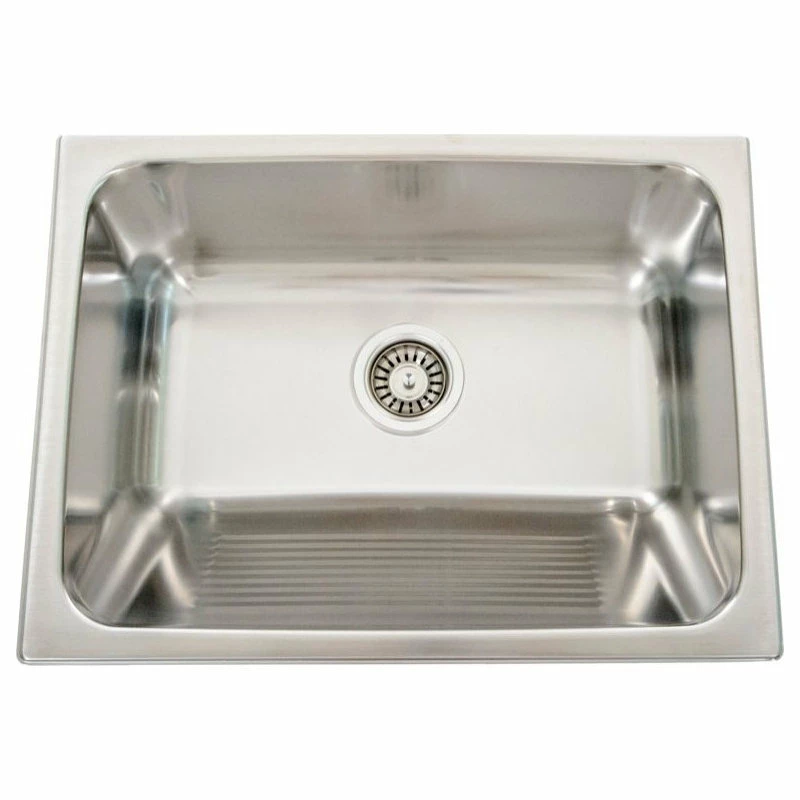 Discount 🔔 Italia Lavendaria Series 24" Dual Mount Stainless Steel Laundry Sink 🔔 - Image 2
