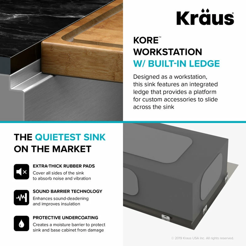 Deals 💯 Kraus USA, Inc. Undermount Stainless Steel 1-Bowl Kitchen Sink With Accessories, 32" Kwu110-32 🤩 - Image 7