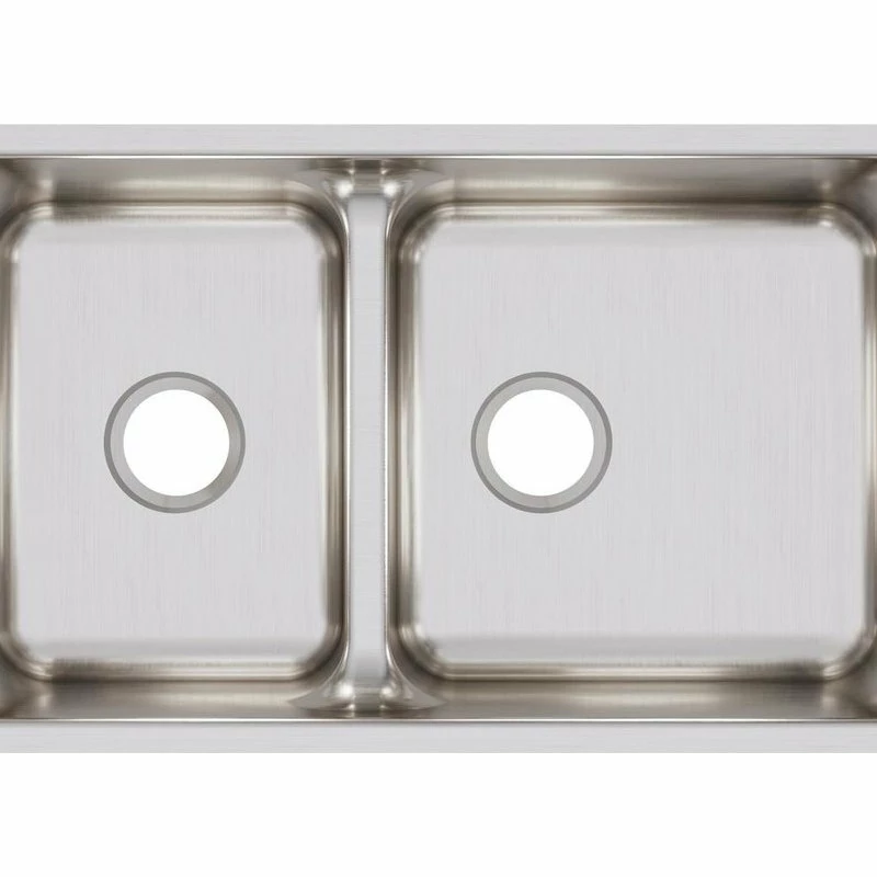 Hot Sale 👏 Elkay Lustertone Stainless Steel 2 Bowl Sink With Aqua Divide, Lustrous Satin 😉 - Image 3
