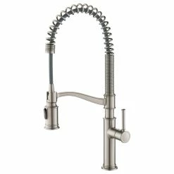 Hot Sale 🔔 Kraus USA, Inc. Sellette Commercial Style 2-Function Pull-Down 1-Handle Kitchen Faucet SFS 👏