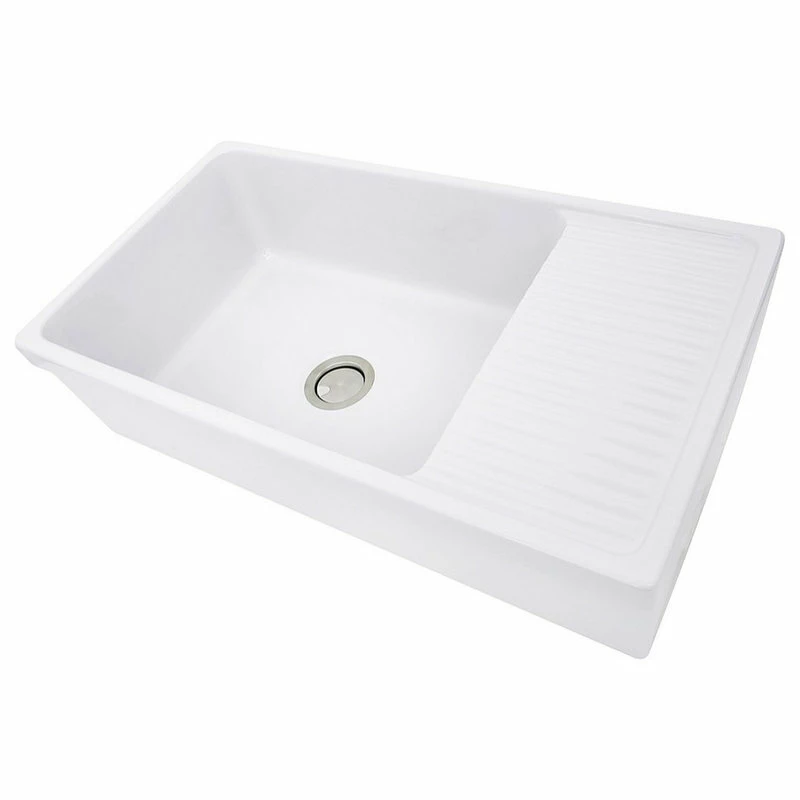Wholesale π Nantucket Sinks FCFS36-DB Italian Farmhouse Sink With Built-In Drainboard βοΈ - Image 5