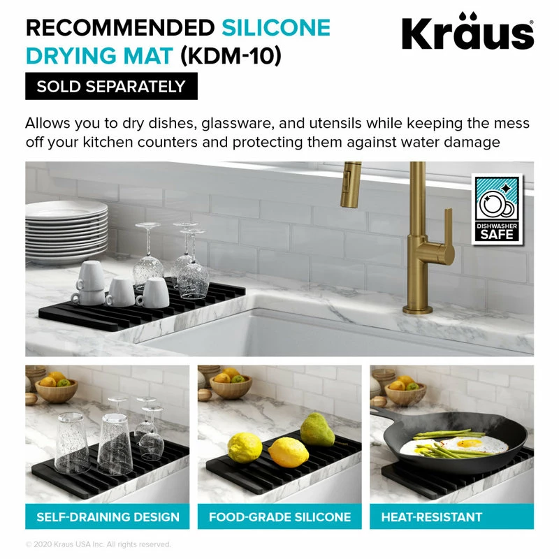 Wholesale โค๏ธ Kraus USA, Inc. Premier 32" Undermount Stainless Steel 2-Bowl 16 Gauge Kitchen Sink 50/50 Split โ - Image 13