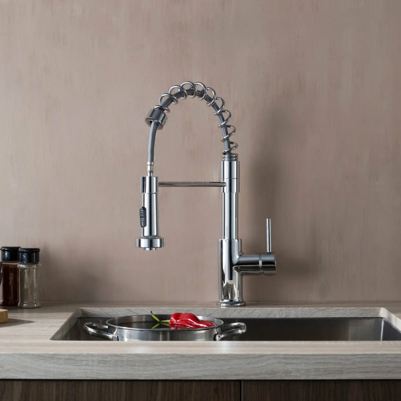 Best Sale ⌛ Blossom Kitchen & Bath Supply Blossom Lead Free, Solid Brass, Single Handle, Pull Out Kitchen Faucet, Chrome 🌟 - Image 7