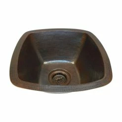 Best deal โ SimplyCopper Rustic Copper Square Kitchen Bar Prep Sink With Strainer Drain โจ