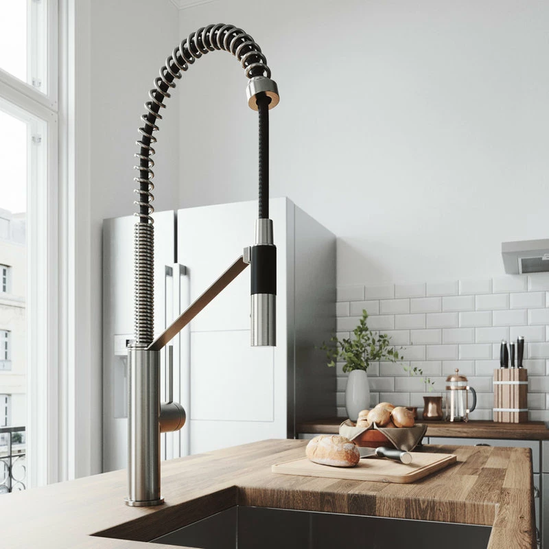 Best deal โญ VIGO Livingston Magnetic Kitchen Faucet With Cfiber, Stainless Steel ๐ - Image 3