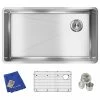 Buy 🤩 Elkay ECTRU30179RTC Crosstown Stainless Steel 31-1/2" X 18-1/2" Undermount Sink Kit 😉