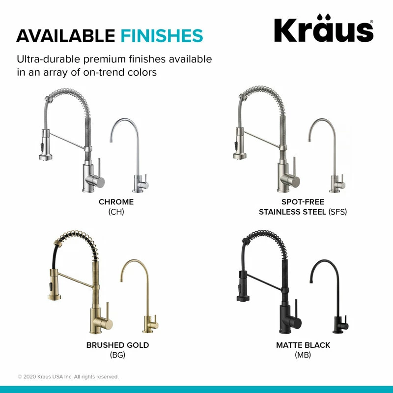 Coupon 😀 Kraus USA, Inc. Purita Water Dispenser With Bolden Pulldown Kitchen Faucet, SF Stainless Steel 🎁 - Image 10