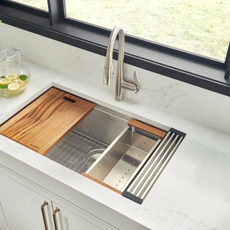 Budget 🤩 Ruvati RVH8300 Undermount 16 Gauge 32" Kitchen Sink Single Bowl ⌛ - Image 6