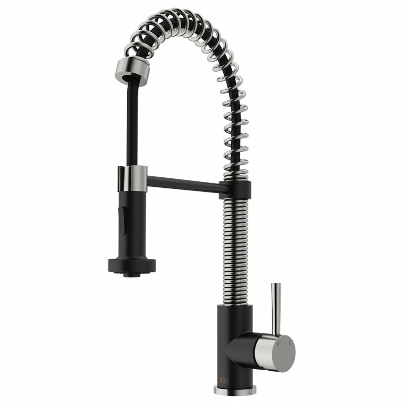 Best reviews of ๐ VIGO Edison Pull-Down Kitchen Faucet, Stainless Steel/Matte Black ๐ฅ