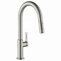 Hot Sale ❤️ Kraus USA, Inc. Oletto Pull-Down 2-Function 1-Handle Kitchen Faucet SFS (Model KPF-2820SFS) 🔔