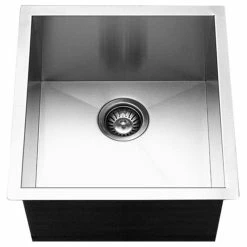 New ❤️ Houzer Inc. Houzer CTR-1700 Contempo Series Undermount Stainless Steel Bowl Bar/Prep Sink 🔥