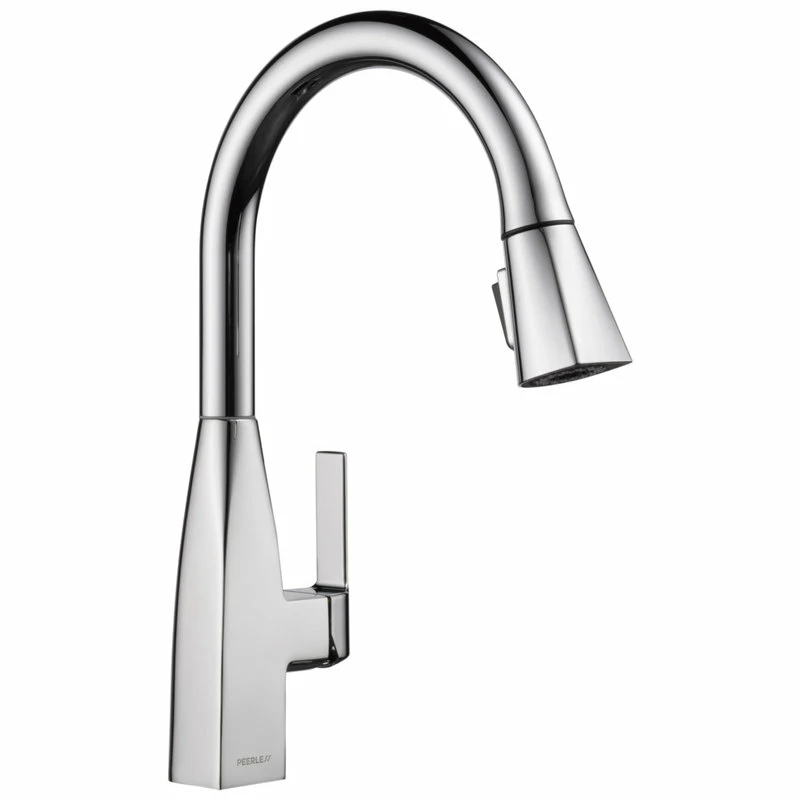 Promo 😀 Delta Faucet Delta Xander Single Handle Pulldown Kitchen, Chrome, P7919LF 💯