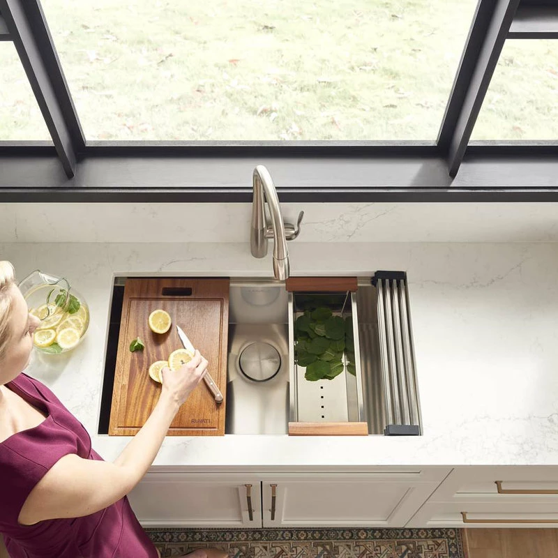 Budget 🤩 Ruvati RVH8300 Undermount 16 Gauge 32" Kitchen Sink Single Bowl ⌛ - Image 7