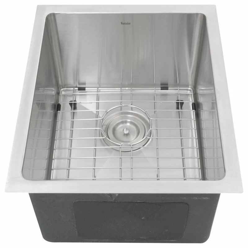 Cheap 🥰 Nantucket Sinks Nantucket 15" Pro Series Rectangle Undermount Stainless Steel Bar/Prep Sink 🎁 - Image 3