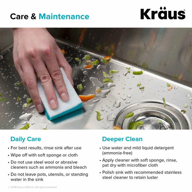 Cheap 🥰 Kraus USA, Inc. Standart PRO 33" Farmhouse Apron Stainless Steel 2-Bowl 16 Gauge Kitchen Sink 🧨 - Image 12