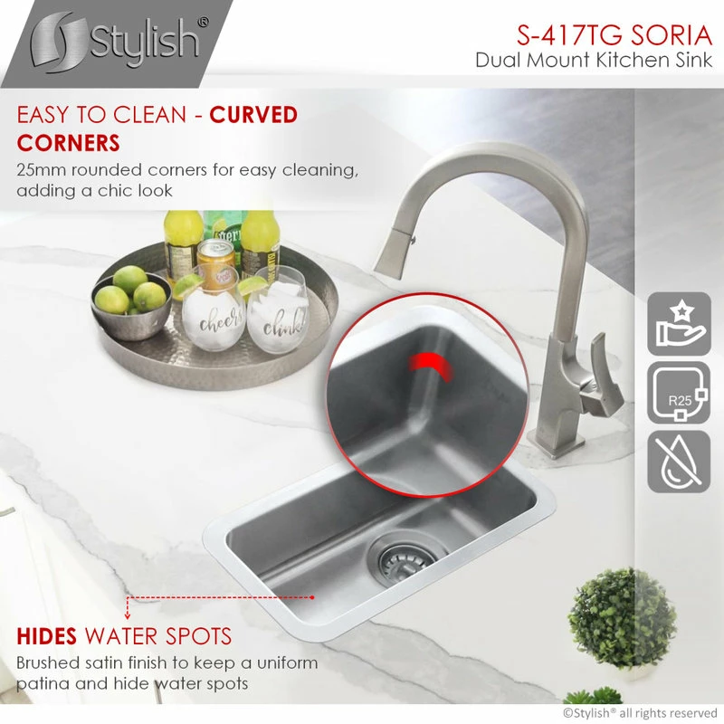 Top 10 ๐ Stylish 9" Undermount Or Drop-in Stainless Steel Bar Sink With Grid And Strainer ๐งจ - Image 5