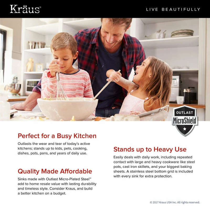 Wholesale โค๏ธ Kraus USA, Inc. Premier 32" Undermount Stainless Steel 2-Bowl 16 Gauge Kitchen Sink 50/50 Split โ - Image 9