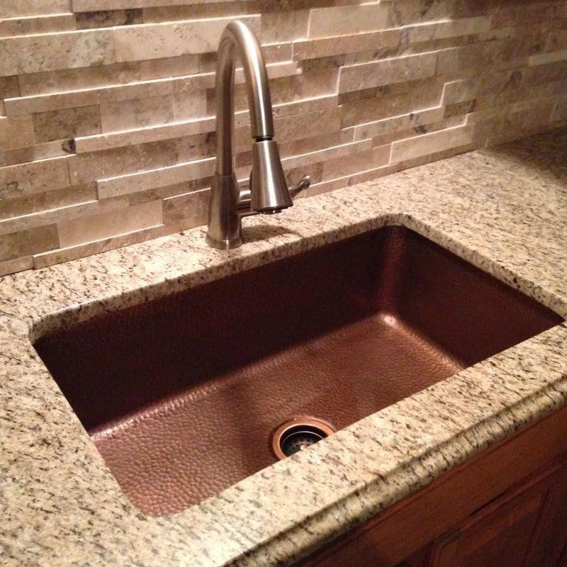 Cheap β€οΈ SINKOLOGY Rivera 31.25" Undermount Copper Single Bowl Kitchen Sink π― - Image 4