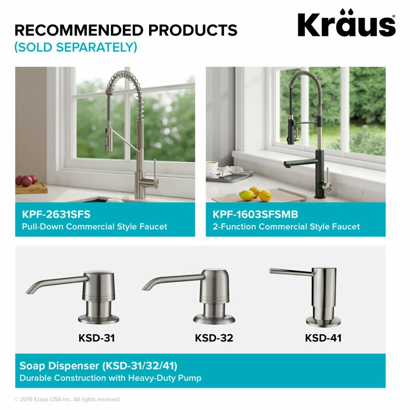 Top 10 โญ Kraus USA, Inc. Kore Drop-In Undermount Stainless Kitchen Sink, 30 Inch (Model Kwt310-30) ๐ฅ - Image 12