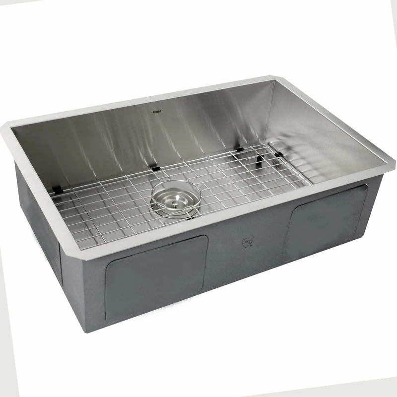 Deals 🌟 Nantucket Sinks Nantucket 28" Pro Series Rectangle Undermount Zero Radius Stainless Steel Sink 😀 - Image 2