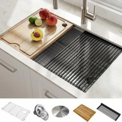 Promo 😍 Kraus USA, Inc. Kraus KWU110-30 Kore 30" Undermount Single Basin Stainless Steel - Stainless 🔥