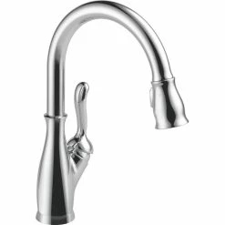 Best Pirce 😍 Delta Faucet Delta Leland Pull-Down Kitchen Faucet With ShieldSpray Technology, Chrome 😍