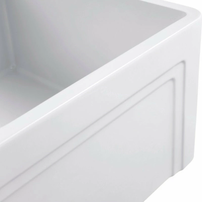 Buy 😀 Empire Industries Inc. Olde London Reversible Farmhouse Single Bowl Kitchen Sink, Grid, Strainer, 33" ⌛ - Image 2